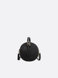 Round vegan leather bag