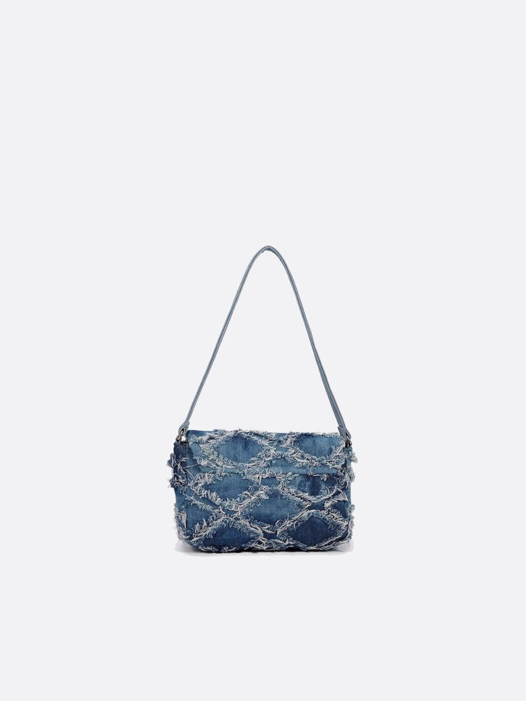 Denim shoulder bag
