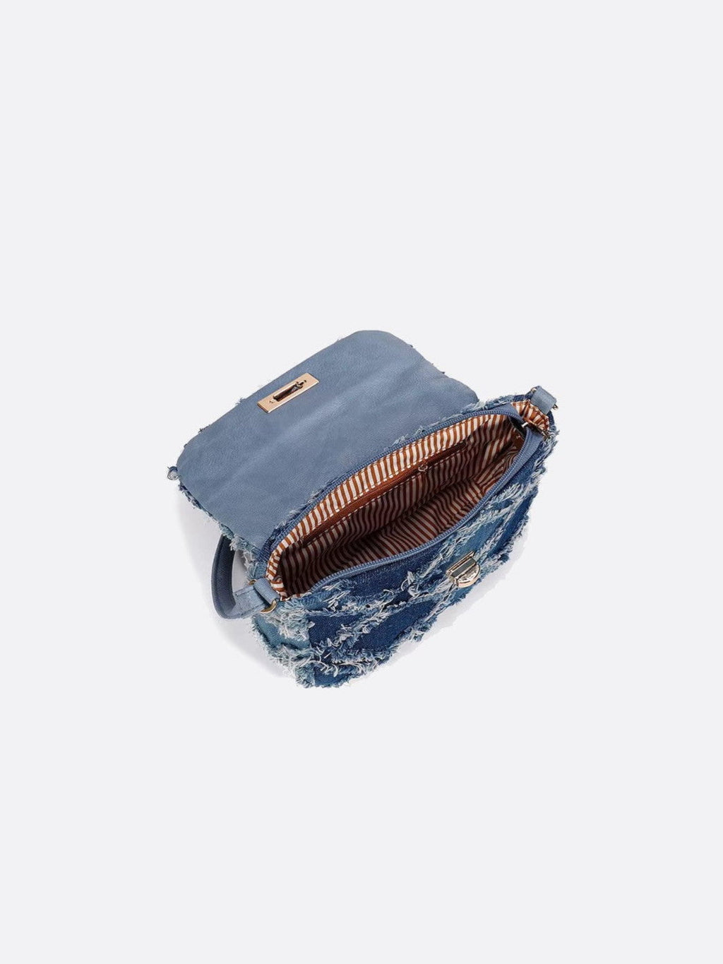 Denim shoulder bag