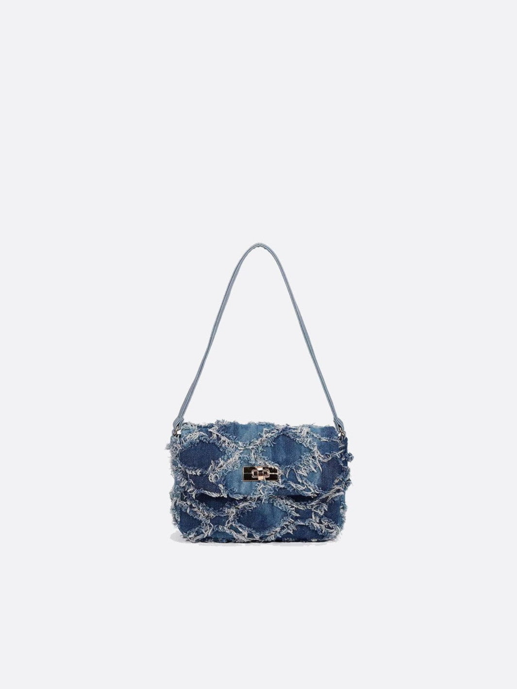 Denim shoulder bag