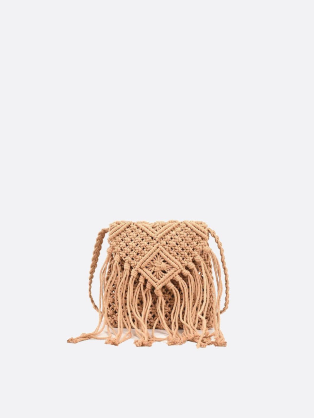 Macrame shoulder bag