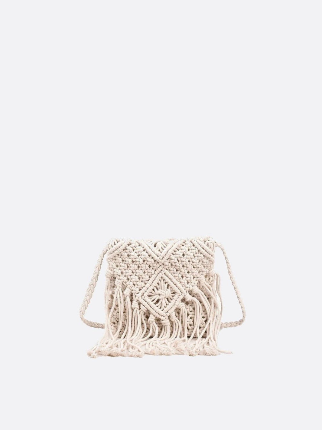 Macrame shoulder bag