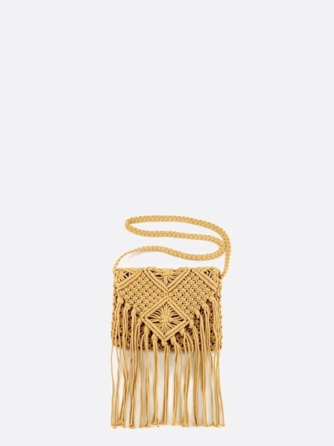 Macrame shoulder bag
