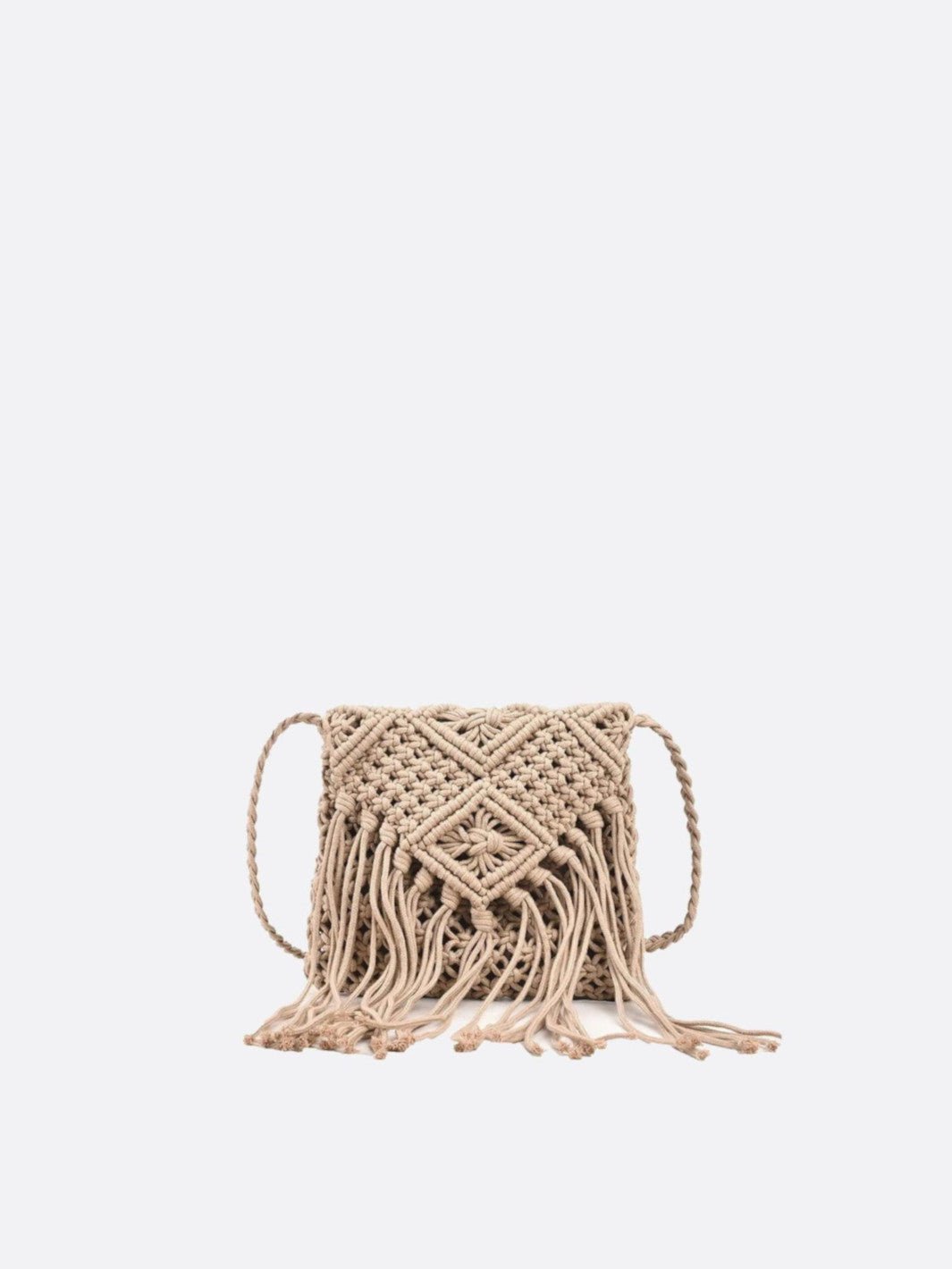 Macrame shoulder bag