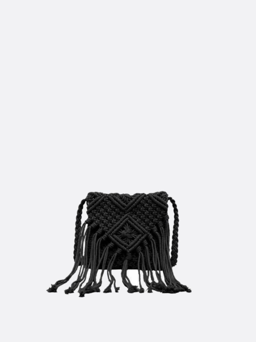 Macrame shoulder bag