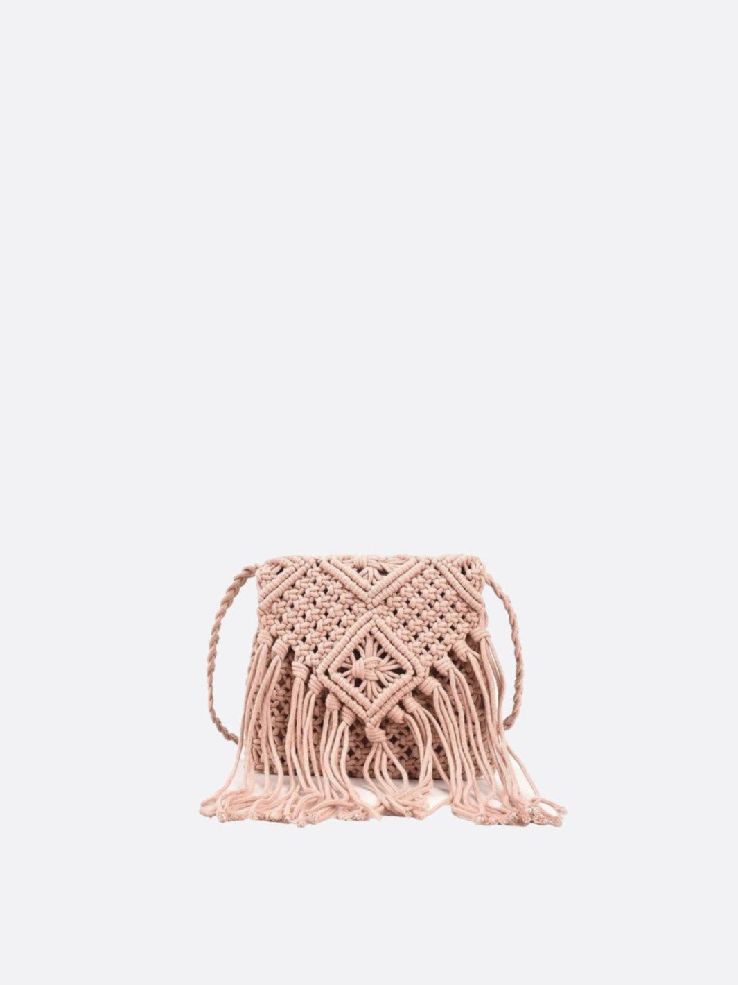 Macrame shoulder bag