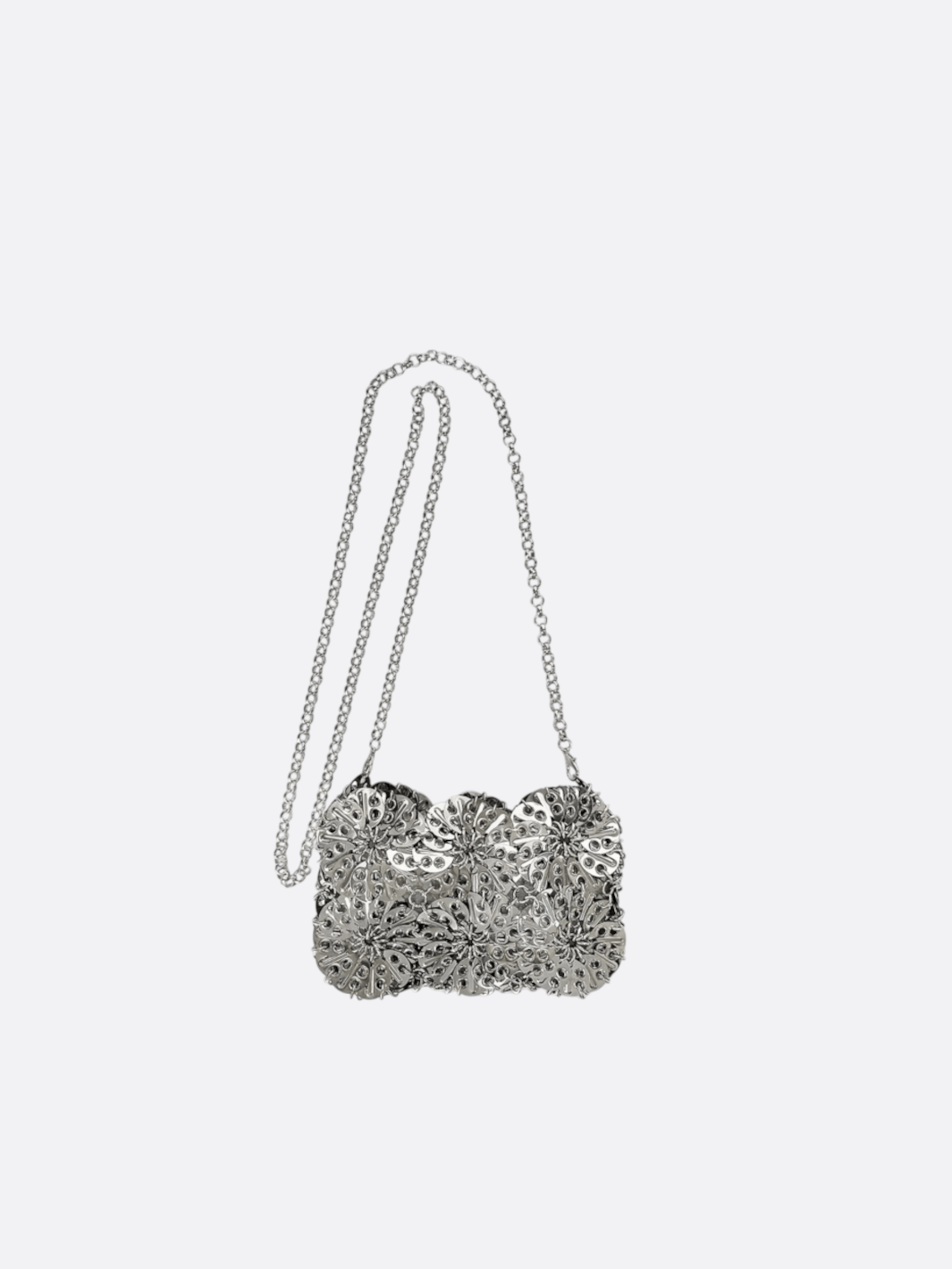 Metal shoulder bag