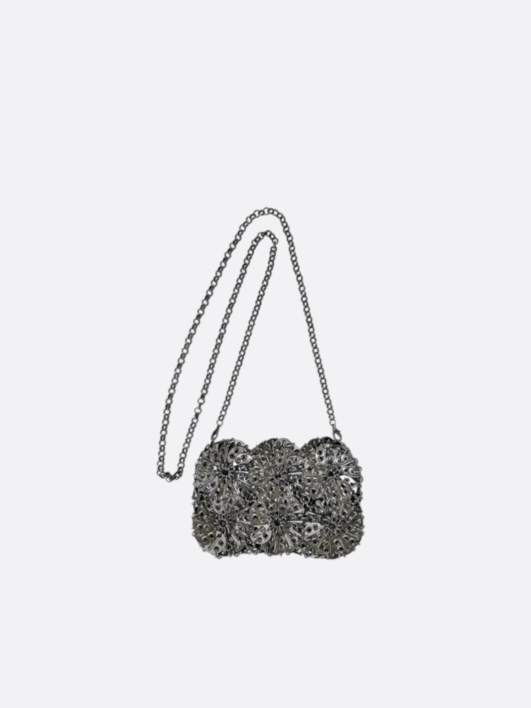 Metal shoulder bag