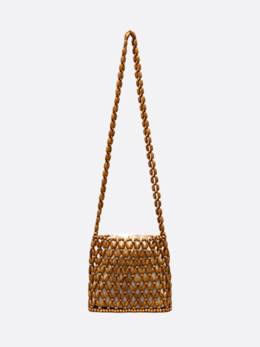 Beaded shoulder bag