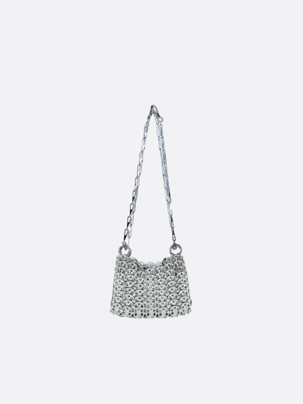 Metallic shoulder bag