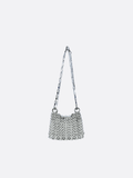 Metallic shoulder bag