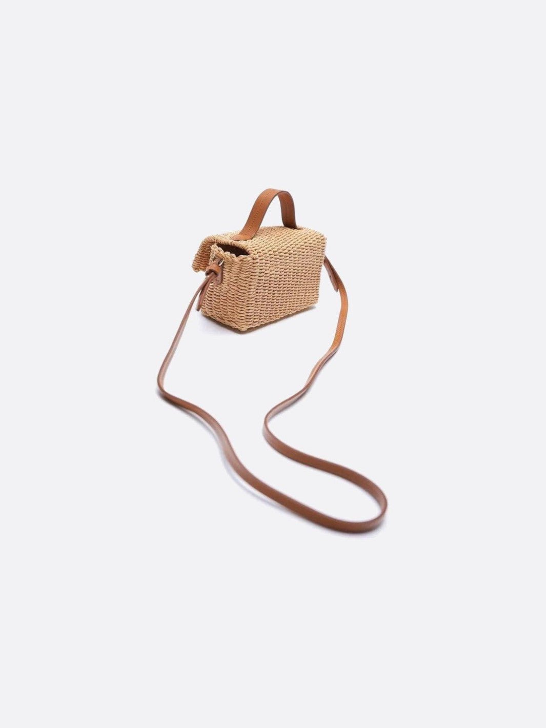 Braided shoulder bag