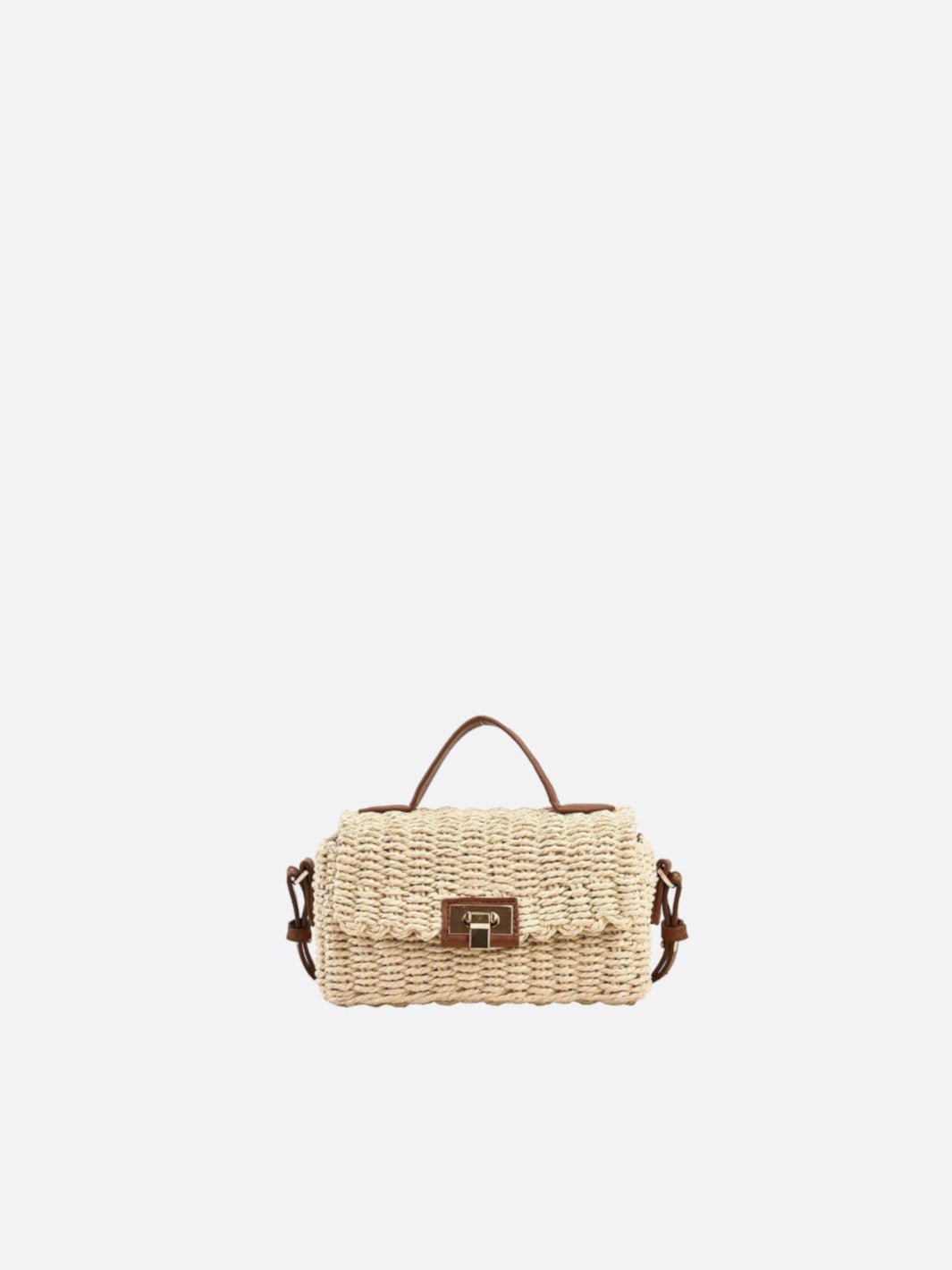 Braided shoulder bag
