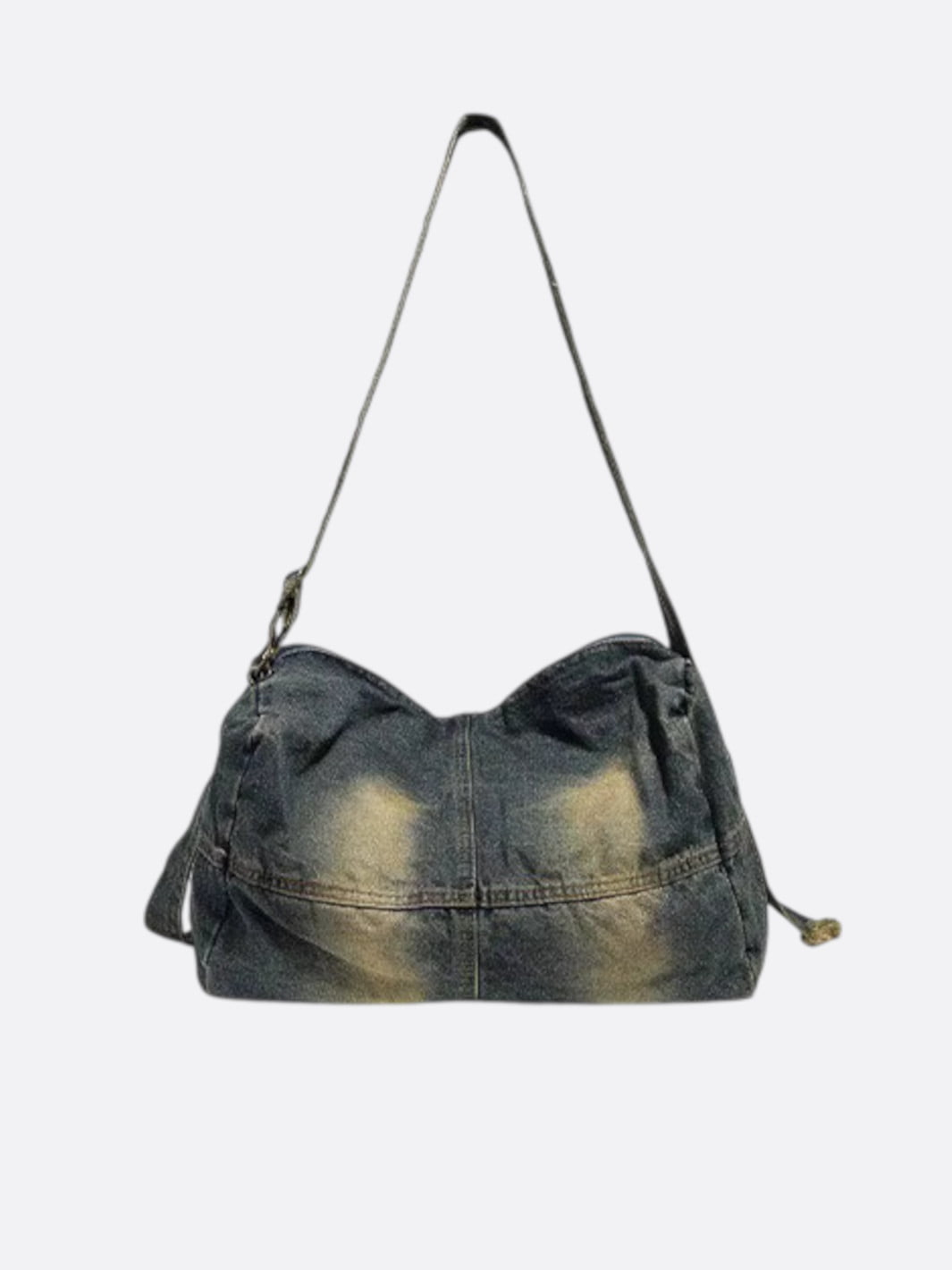 Denim messenger bag
