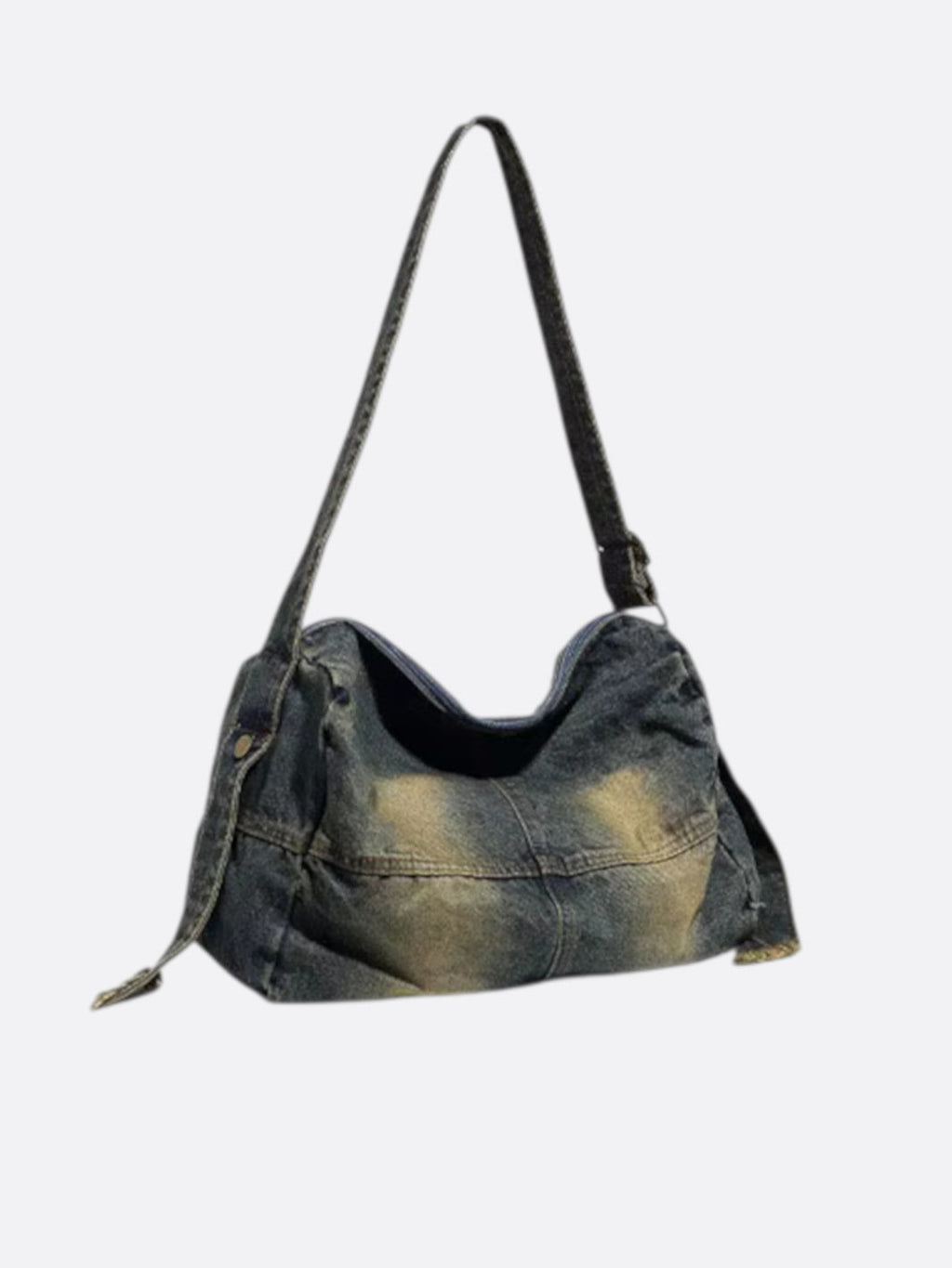Denim messenger bag