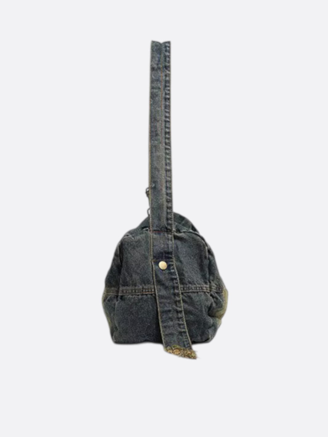 Denim messenger bag