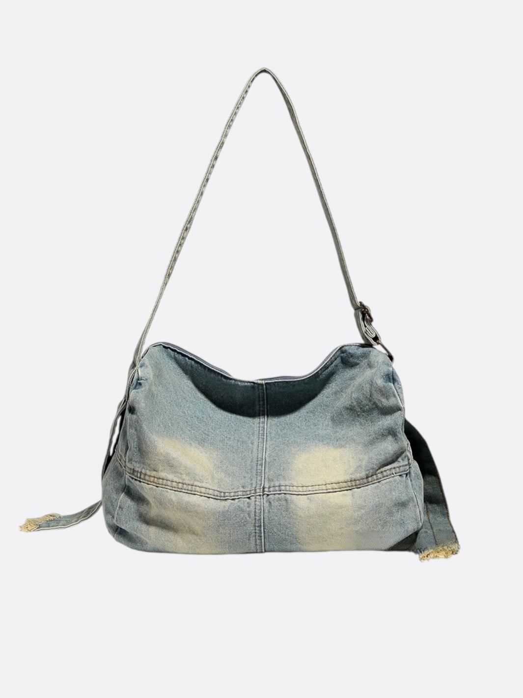Denim messenger bag