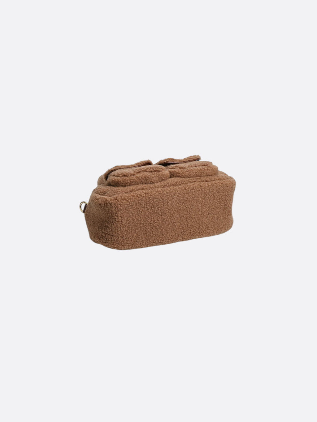 Brown fluffy bowling bag