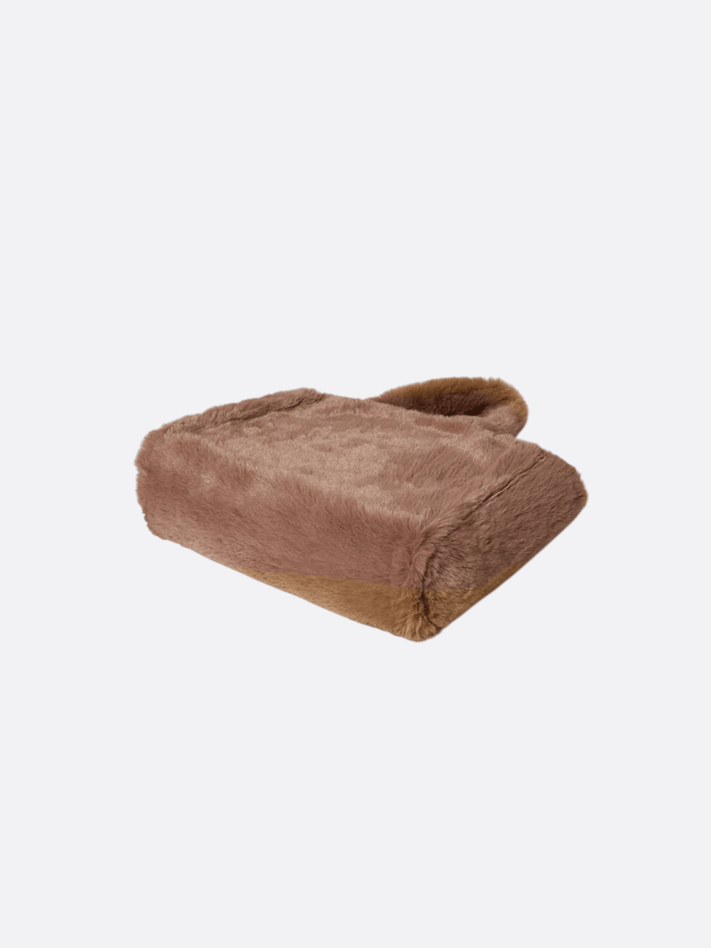 faux fur tote bag