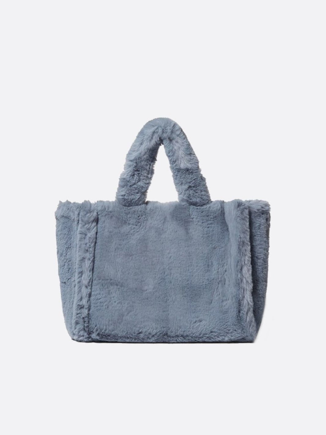 faux fur tote bag