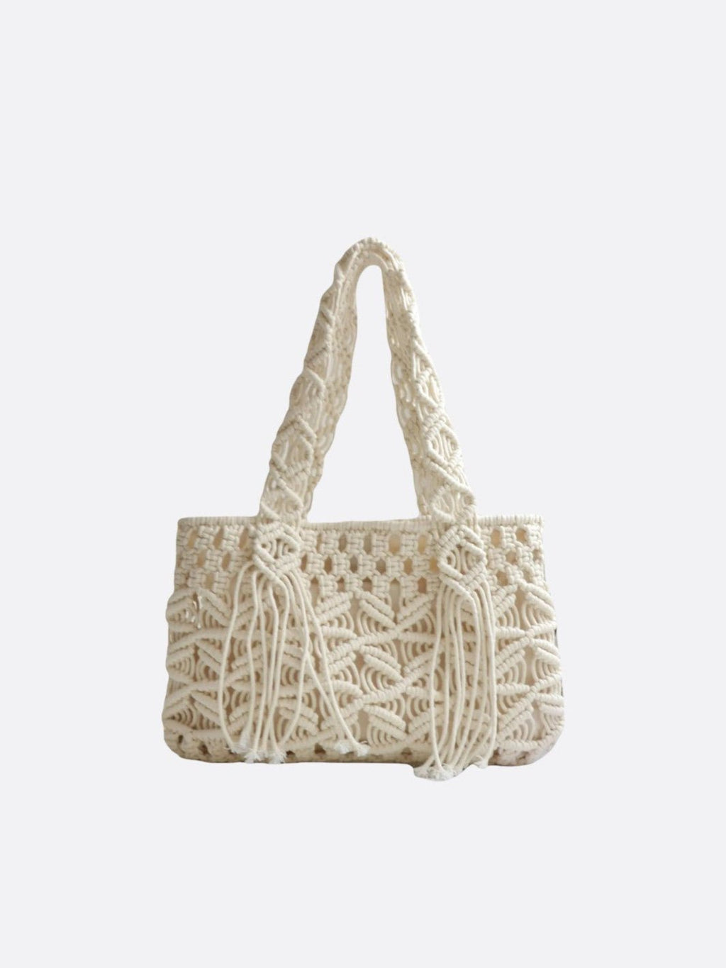 Macrame tote bag