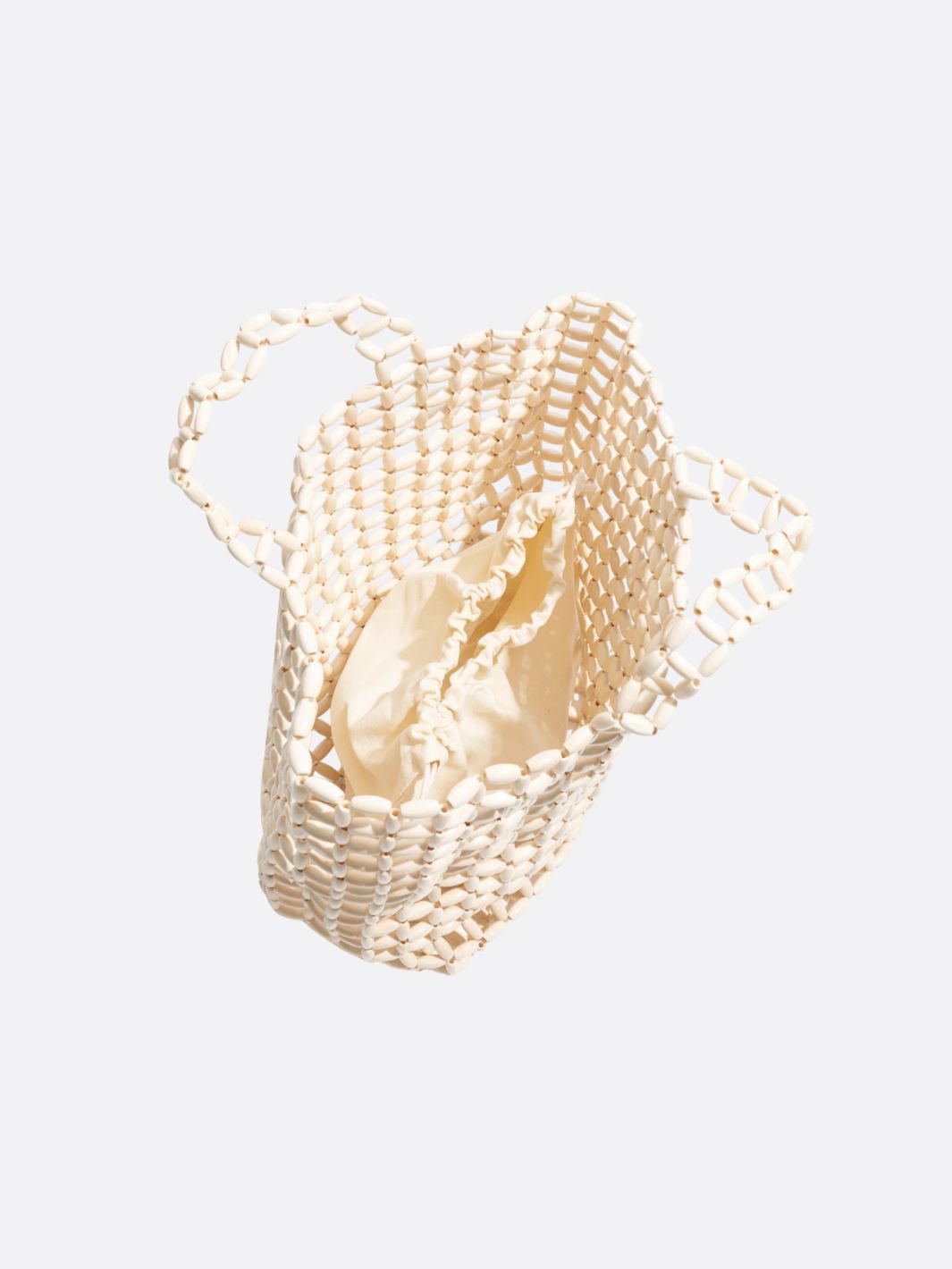Beaded tote bag