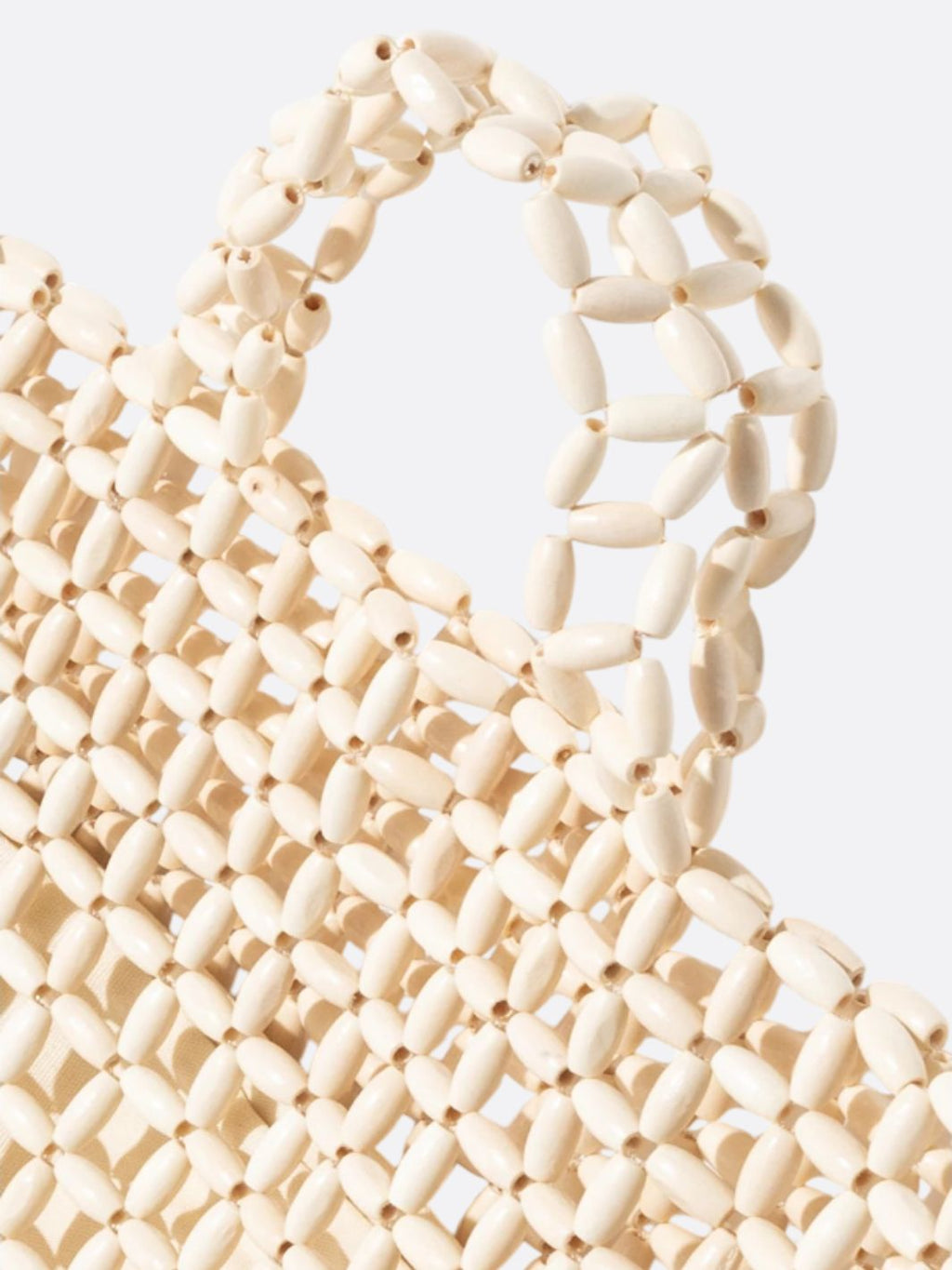 Beaded tote bag