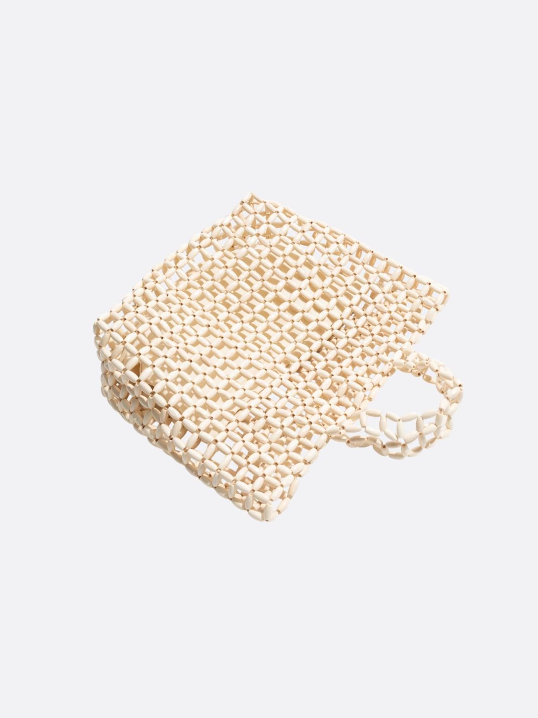 Beaded tote bag