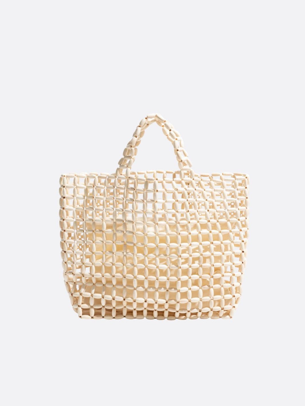 Beaded tote bag