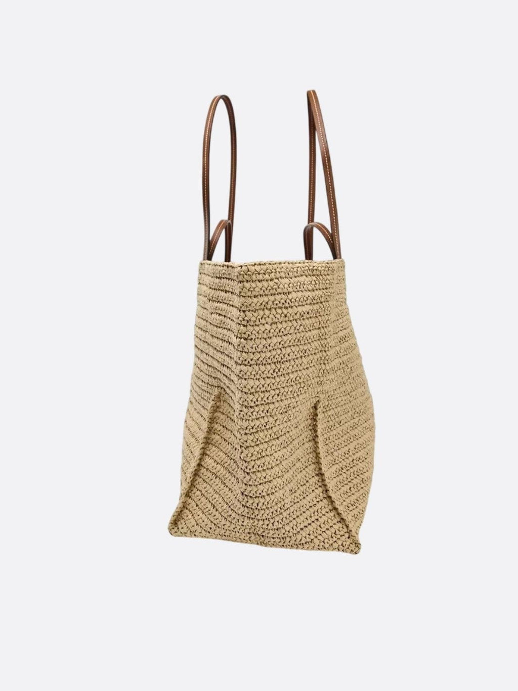 raffia tote bag
