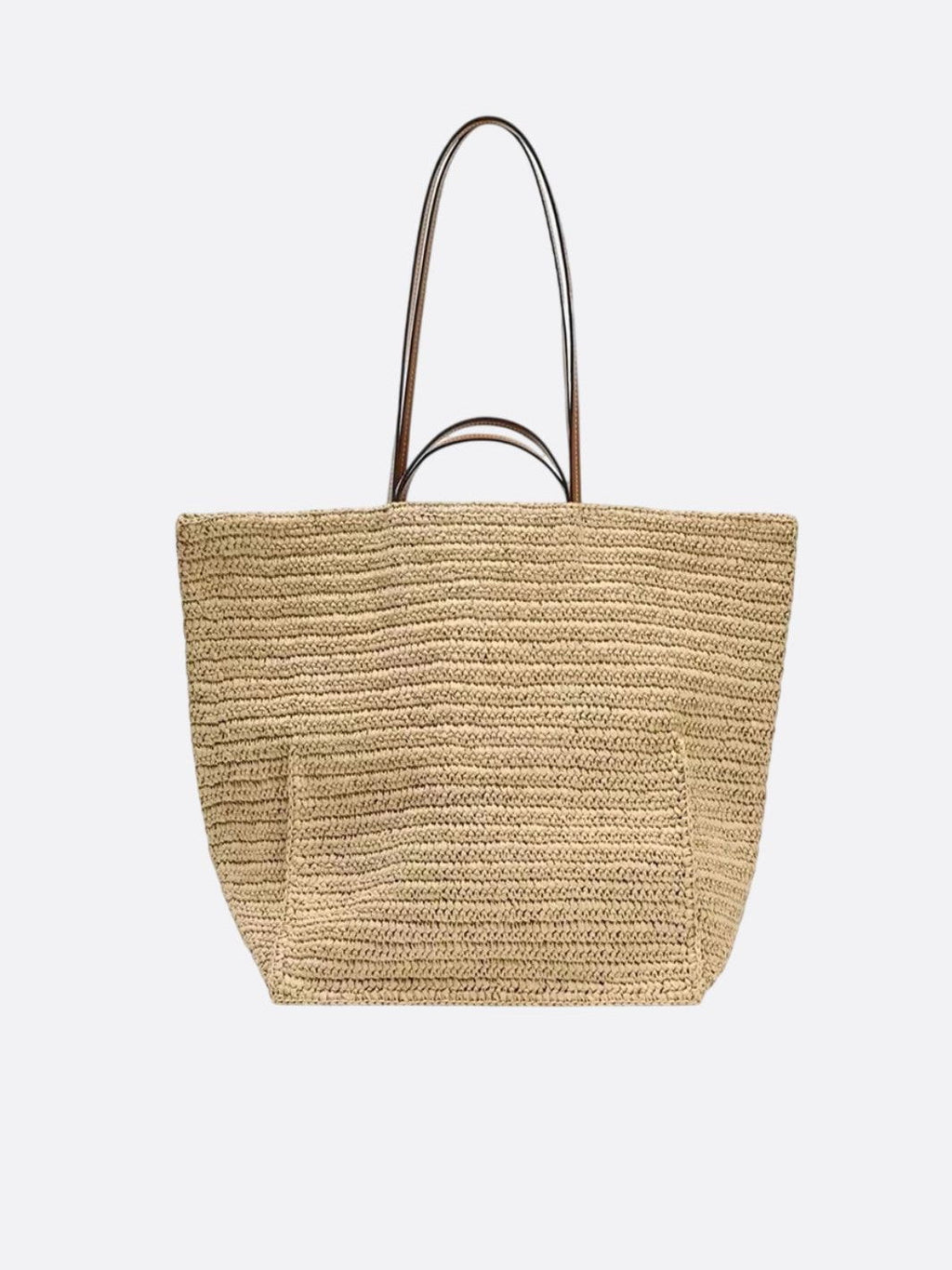 raffia tote bag