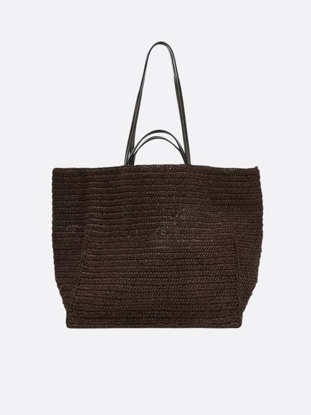 raffia tote bag