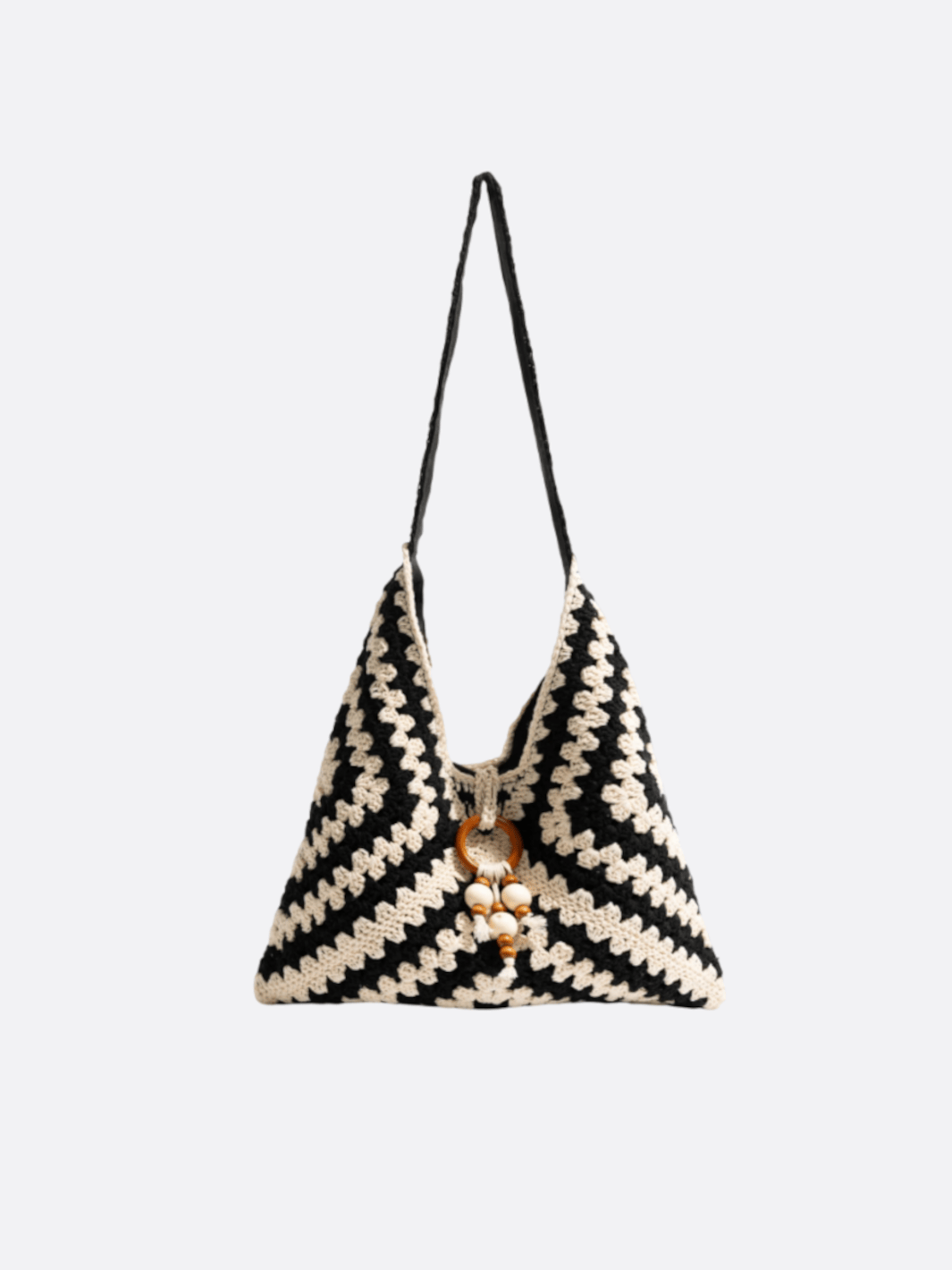 crocheted tote bag