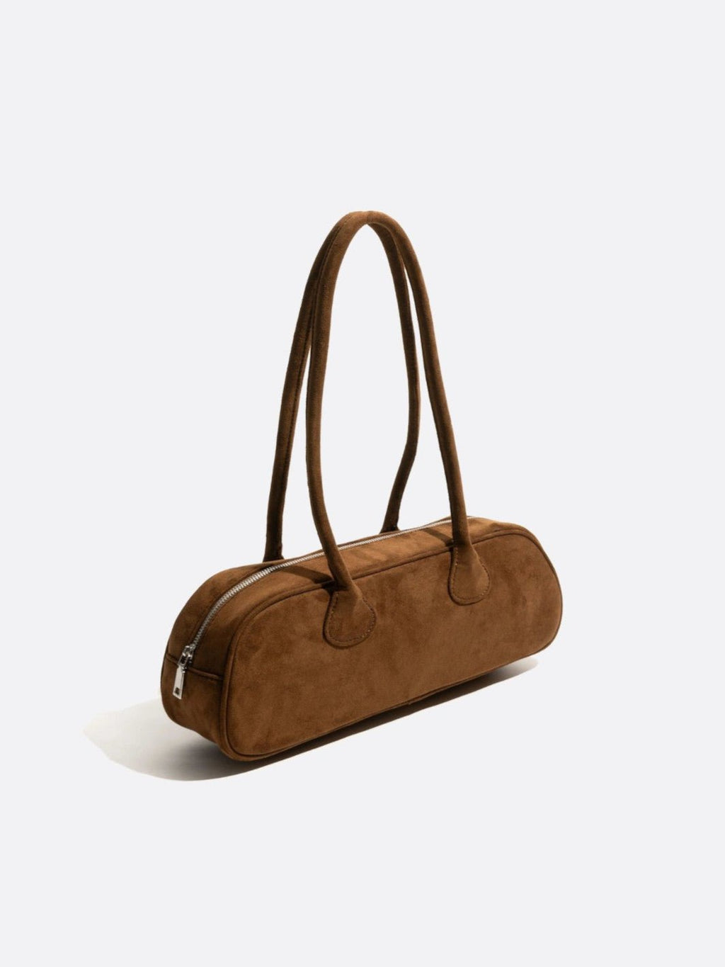Suede shoulder bag