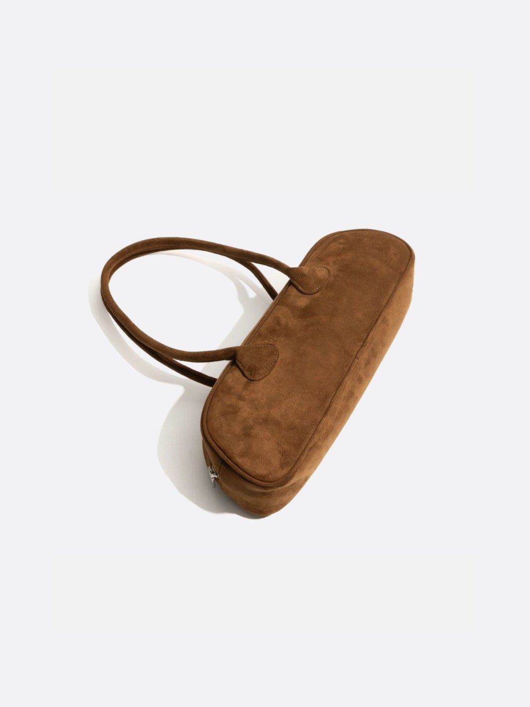 Suede shoulder bag