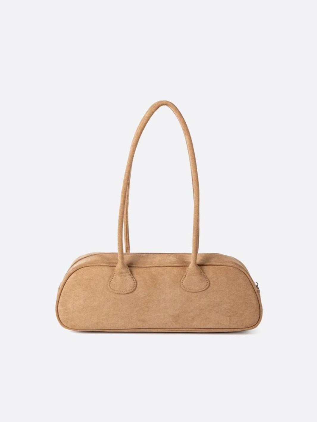 Suede shoulder bag