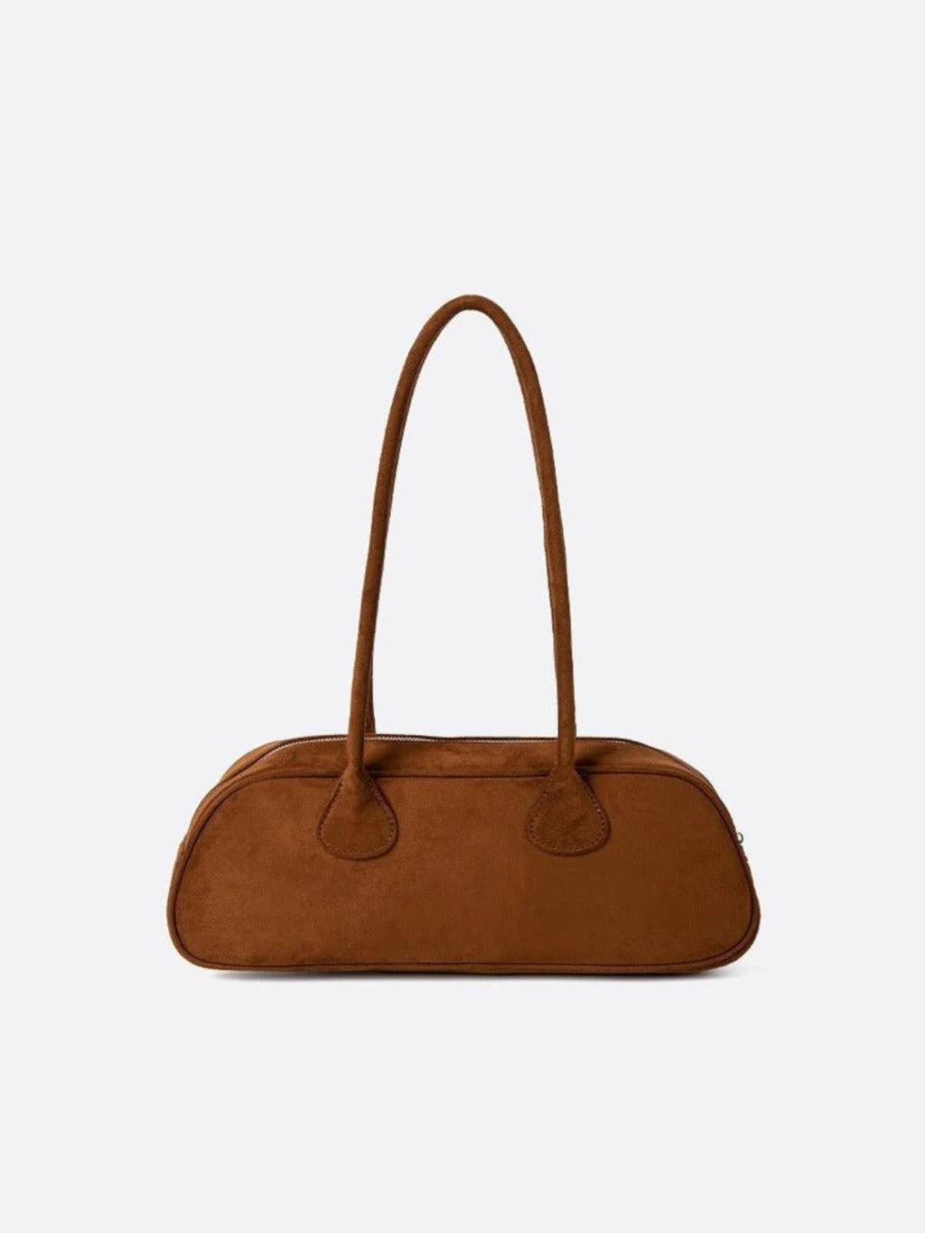 Suede shoulder bag