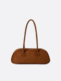 Suede shoulder bag