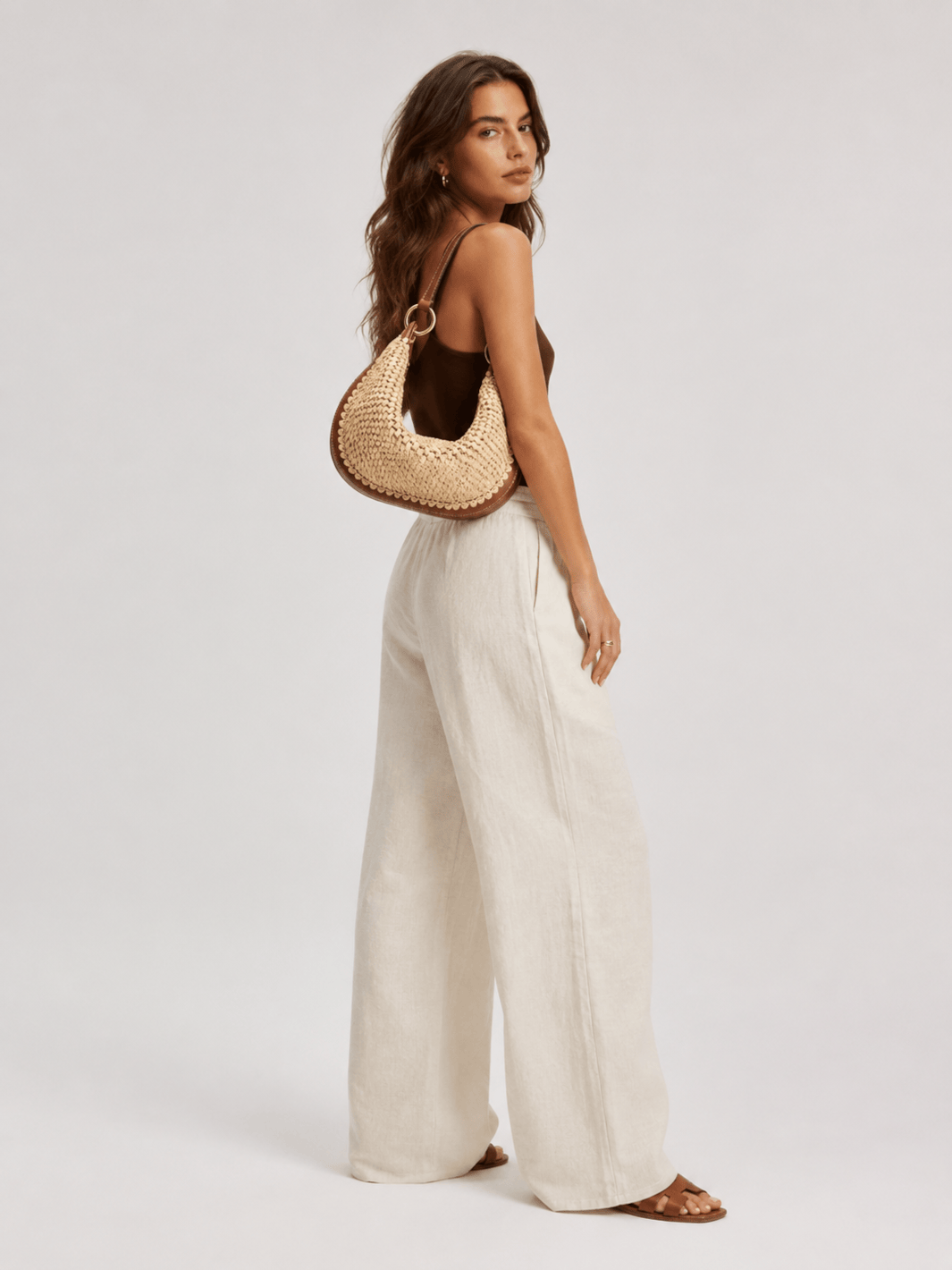 Straw Shoulder Bag