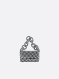 Bag with white pearls