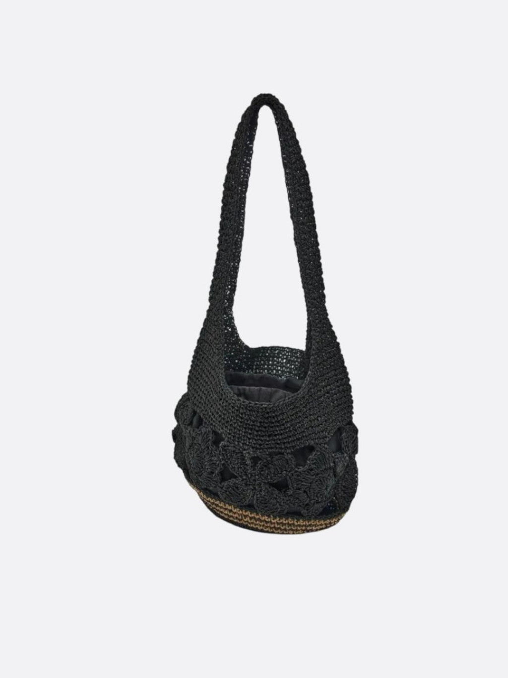 Raffia shoulder bag