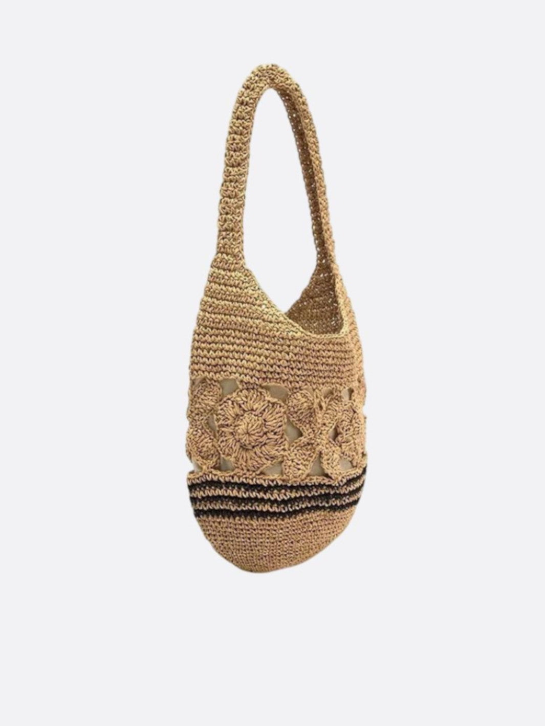 Raffia shoulder bag