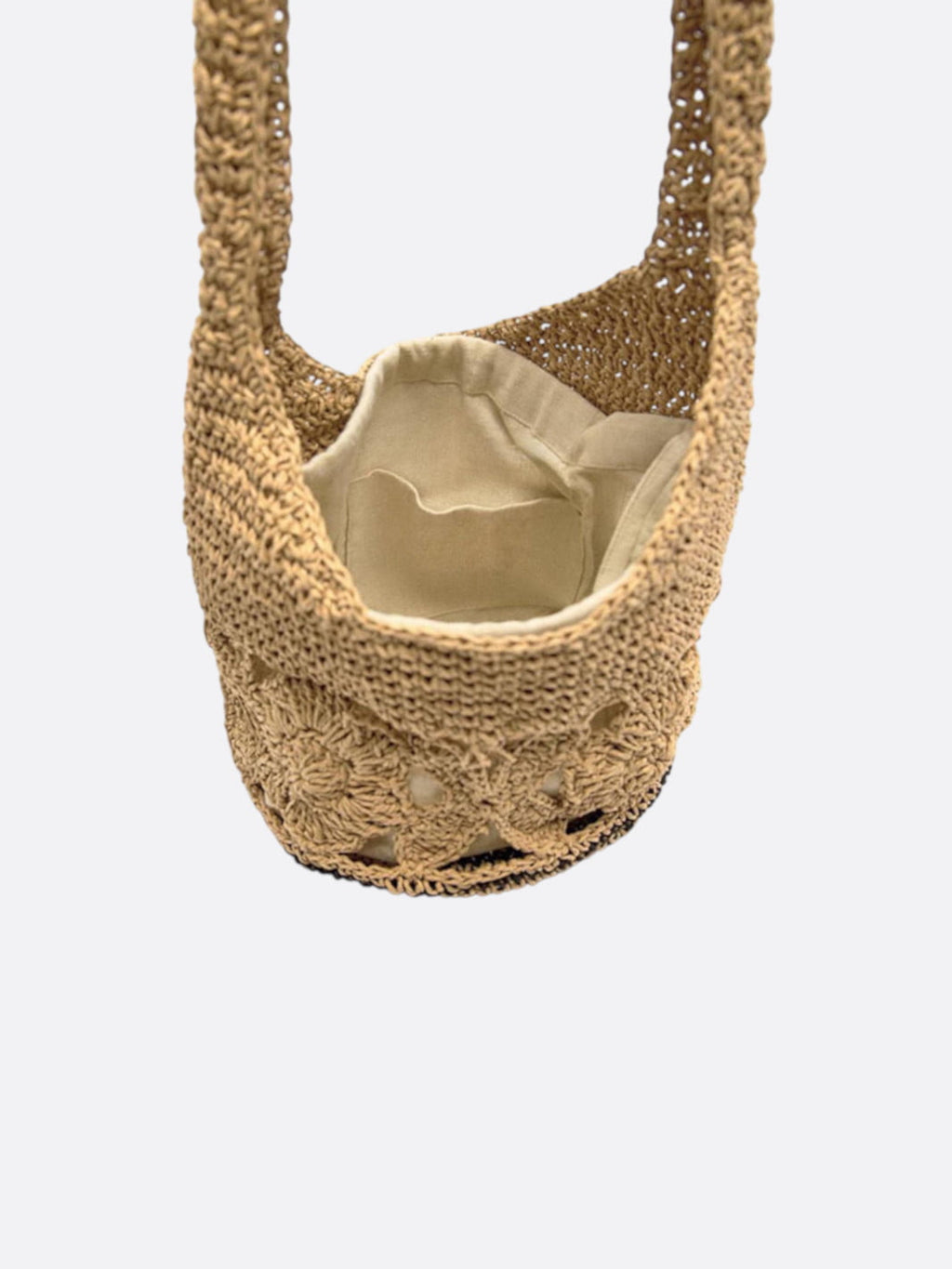Raffia shoulder bag