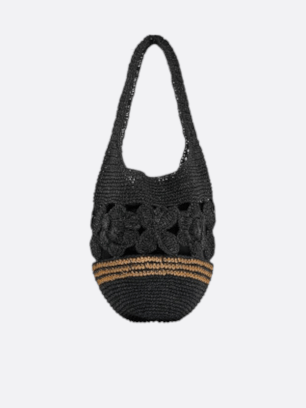 Raffia shoulder bag