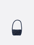 Black beaded evening bag
