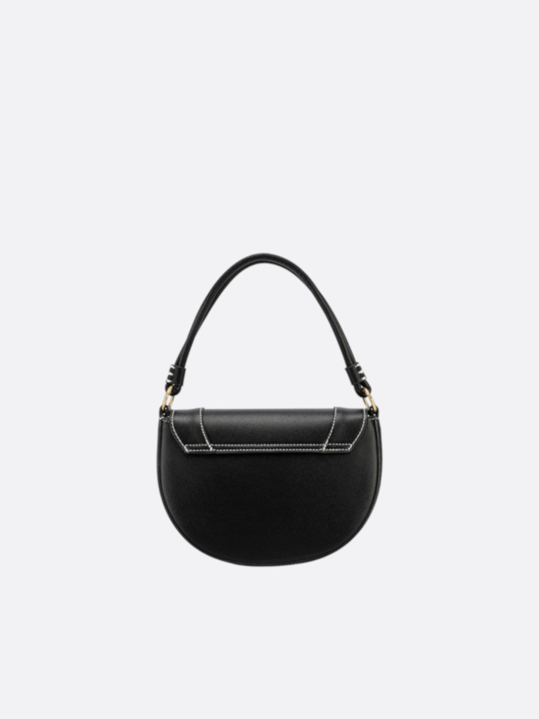 Half-moon leather bag