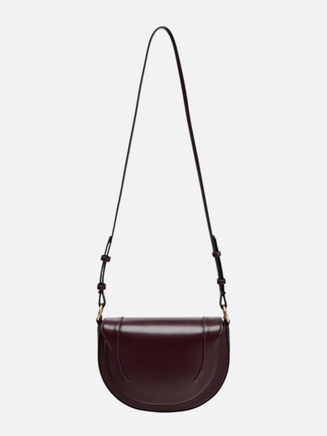 Half-moon leather bag