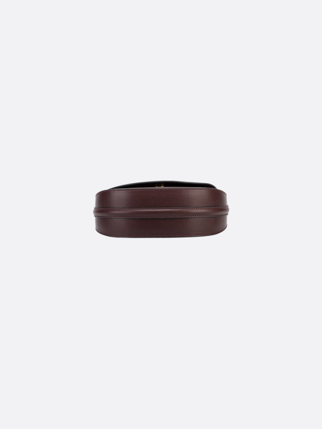 Half-moon leather bag