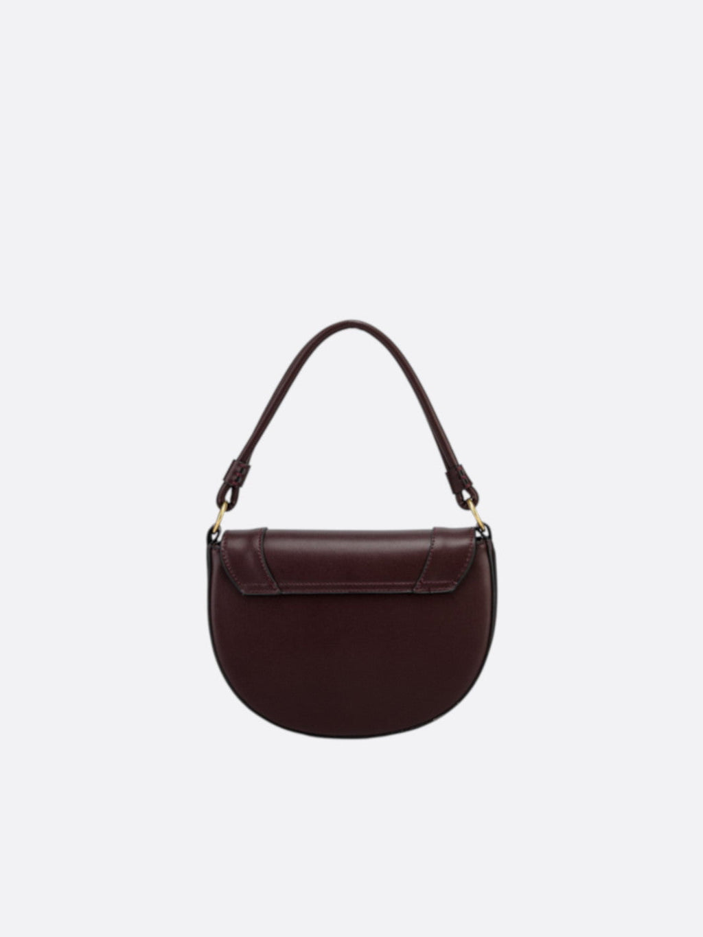 Half-moon leather bag
