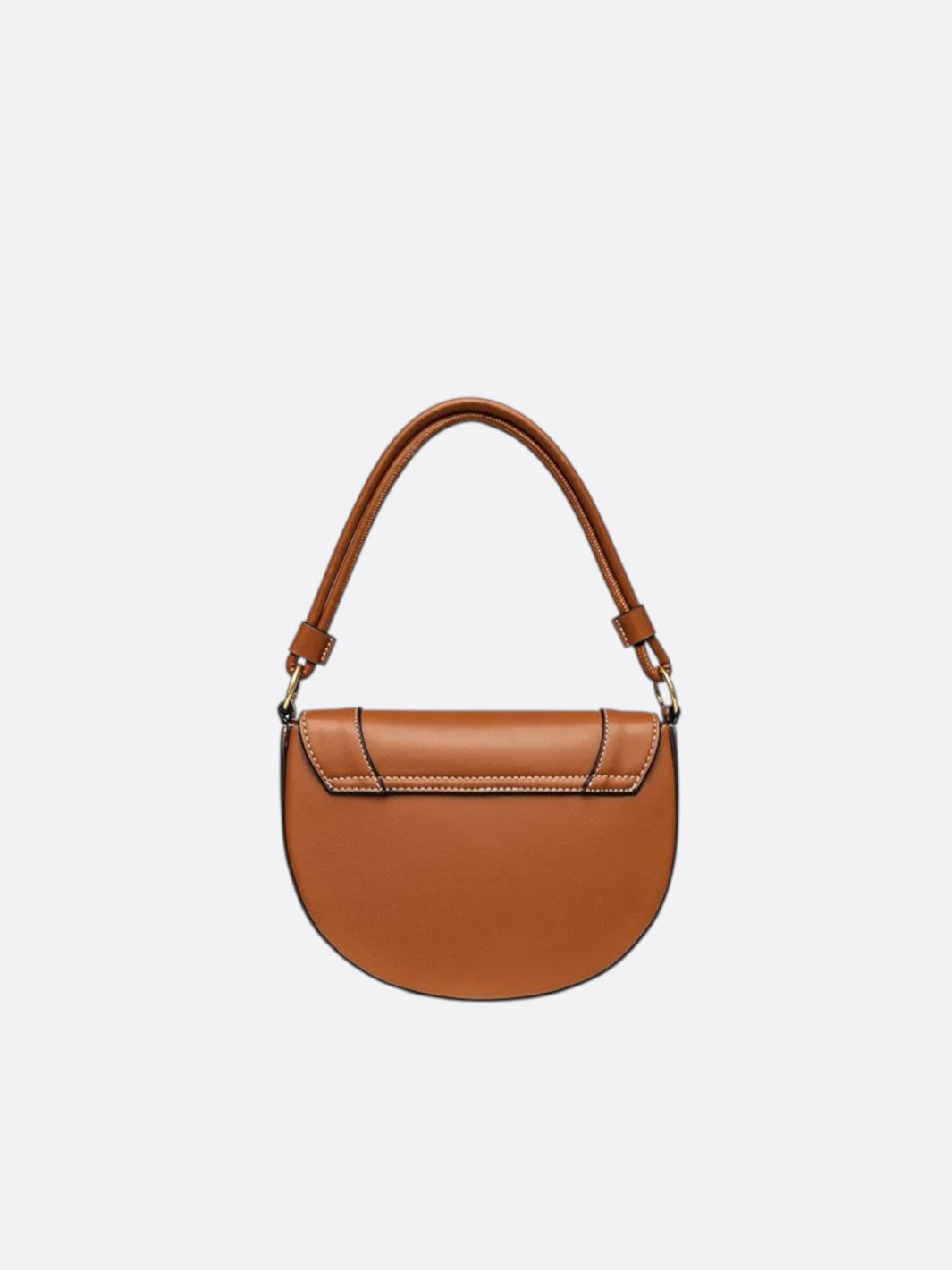 Half-moon leather bag